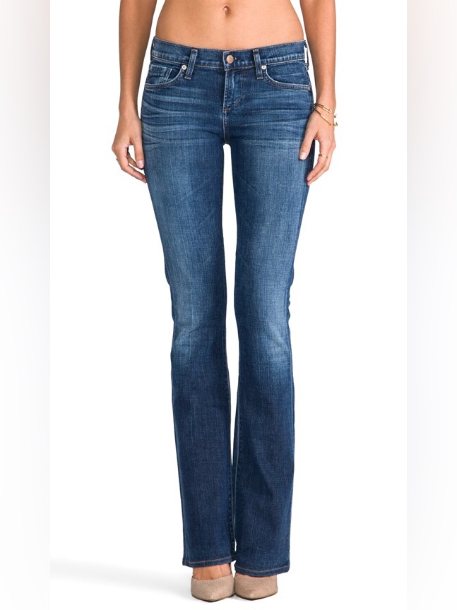 Nwt Citizens Of Humanity Neptune Kelly Low Rise Bootcut Jeans 28 Blue Haze Y2k